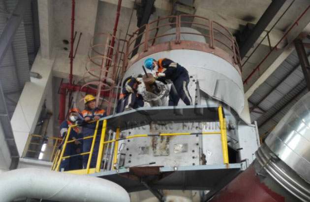 Sistema de molino de carbón HP Bowl en una central térmica pulverizando carbón para calderas