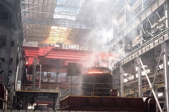 Horno de arco eléctrico de 50 toneladas