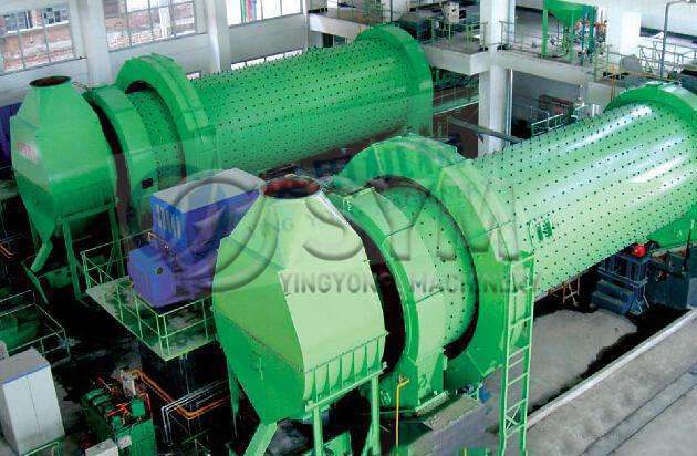 Molino de bolas de cenizas volantes integrado en la línea de producción de una planta de cemento