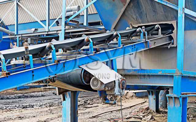 Báscula de cinta transportadora en minería – pesaje de mineral en cinta transportadora de mina