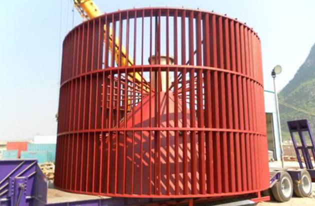 Separador dinámico para molino vertical – rotor de jaula