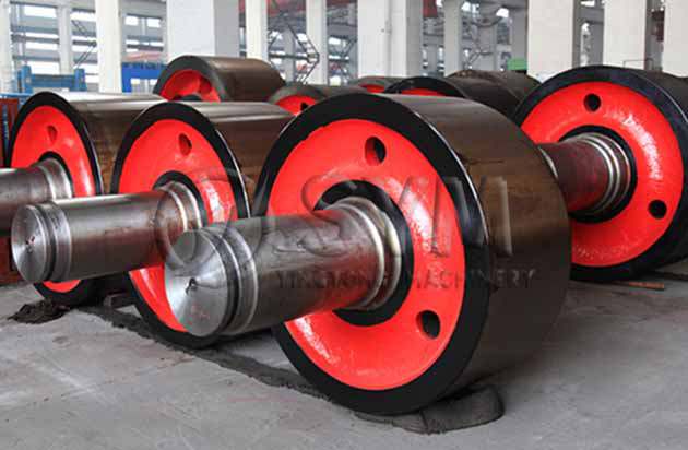 kiln thrust roller