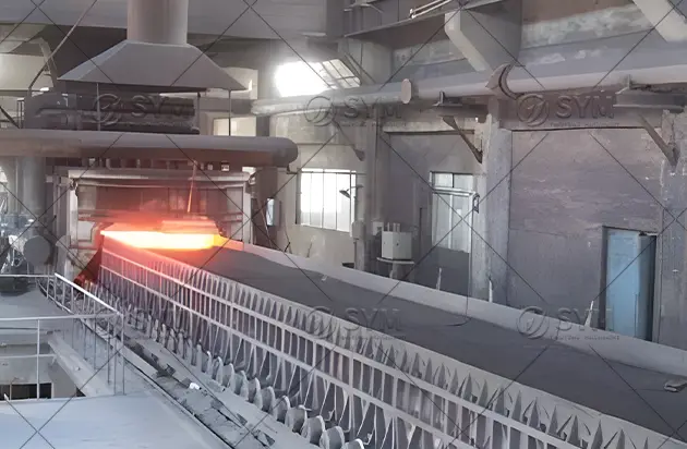 Máquina de sinterización de parrilla recta